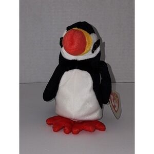 Ty Beanie Babies Puffer The‎ Puffin Red Star November 3 1997